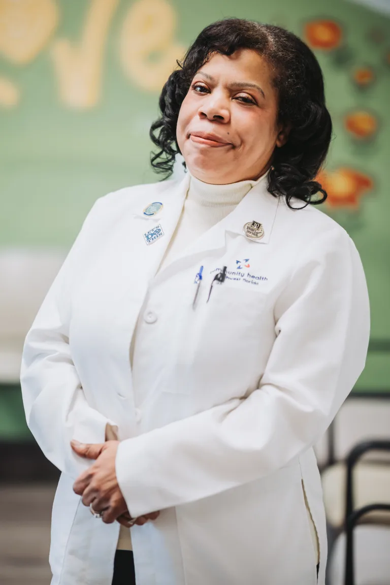 A professionally shot portrait of Dr. Quetheline "Cathy" Lanza of Community Health Northwest Florida.