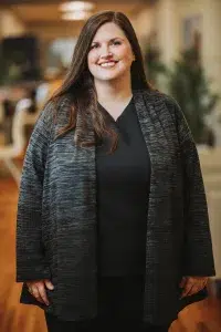 A professionally shot portrait of Whitney White, a women's health nurse practitioner at Community Health Northwest Florida.
