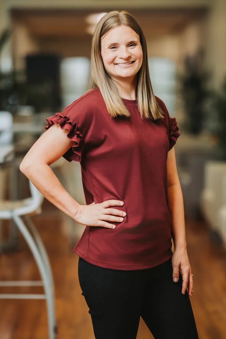 A professionally shot picture of Paula Lindsey at Community Health Northwest Florida.