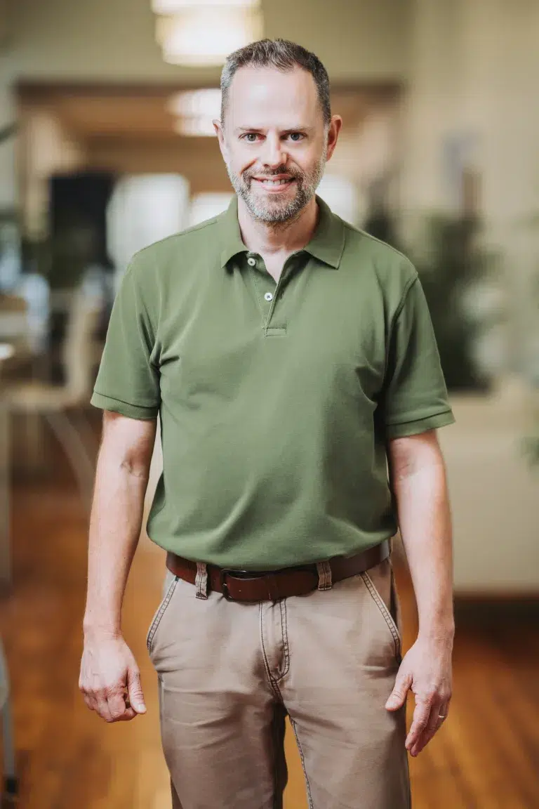A professionally shot portrait of Dr. Jason Strahan with Community Health Northwest Florida.