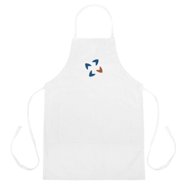 embroidered apron white 5fca7d50be746 600x600 - Embroidered Apron