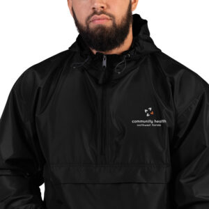 embroidered champion packable jacket black zoomed in 61de0342ce177 300x300 - Embroidered Champion Packable Jacket