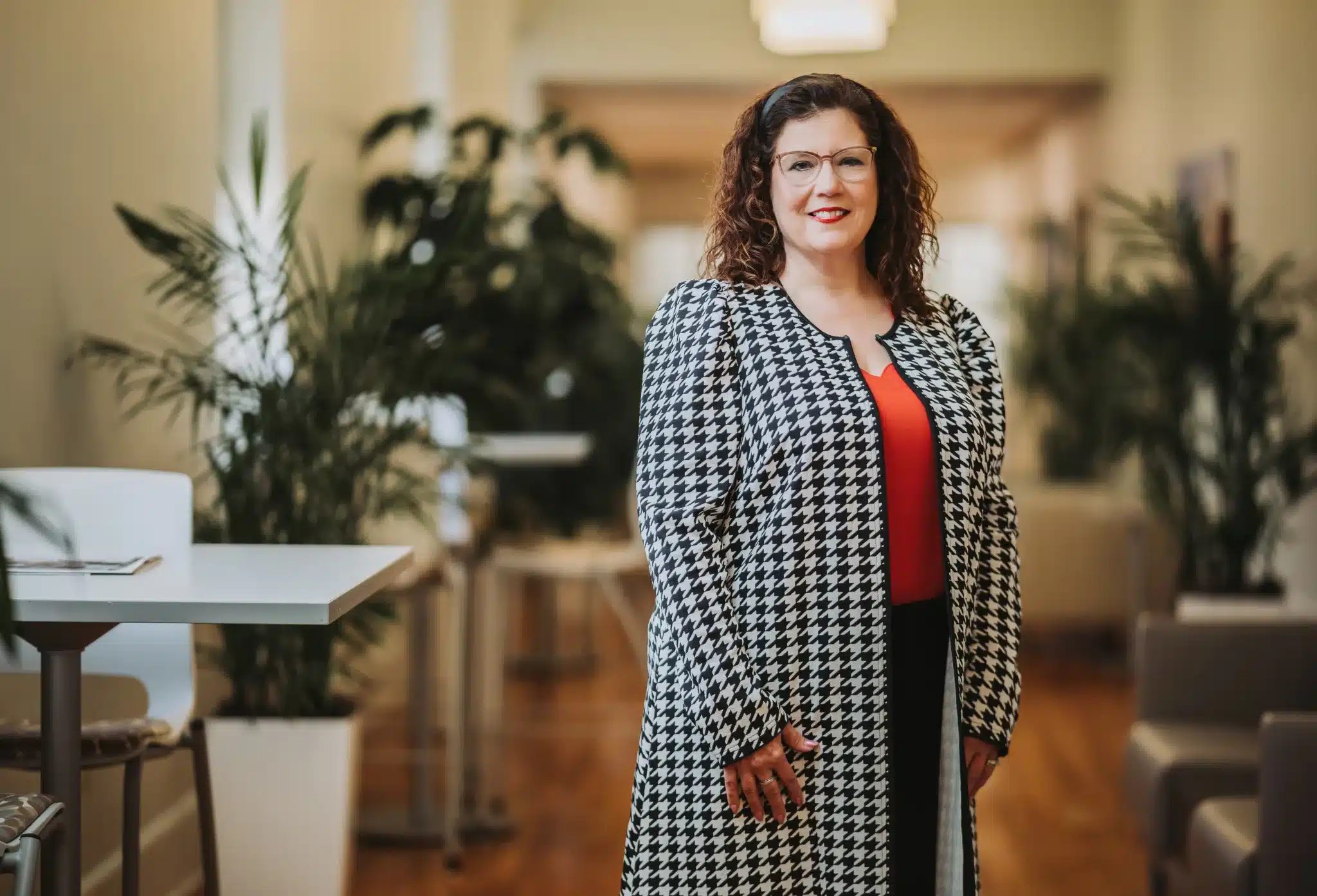 A professionally shot portrait of Stephanie Durkac.