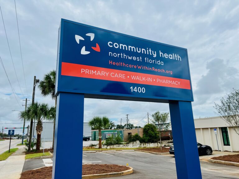 Community Health Northwest Florida's walk-in facility at 1400 North Palafox Street.