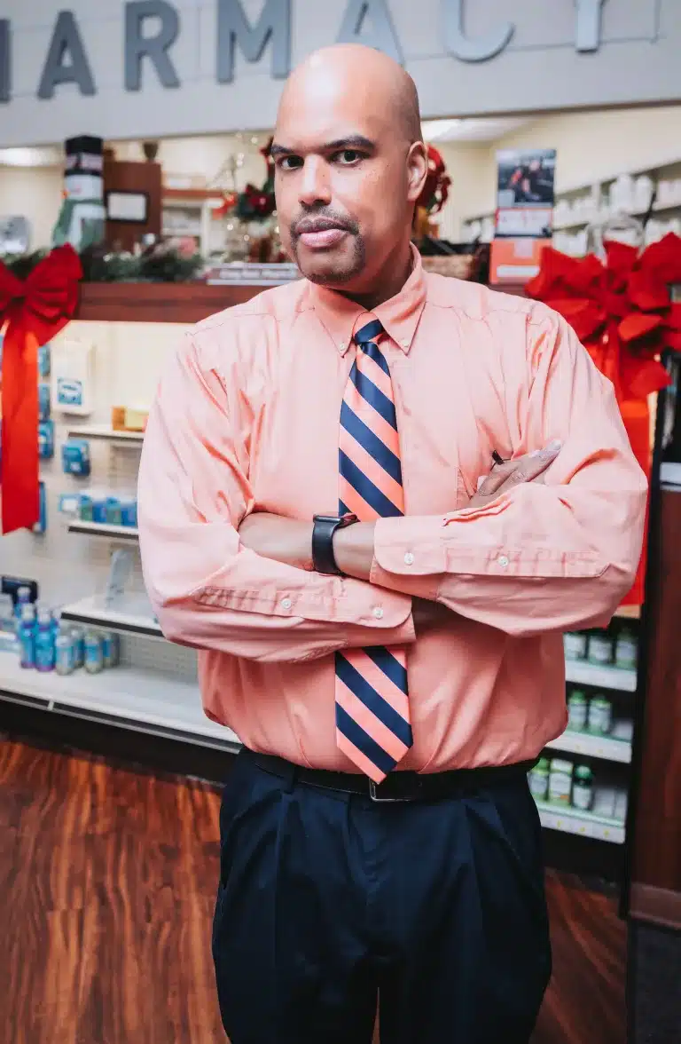 Craig Reid is the pharmacist at the Community Health Northwest Florida Bayou Boulevard location.