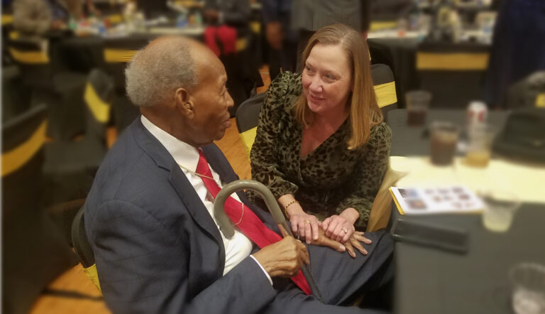 CHNWF CEO Chandra Smiley with Rev. H.K. Matthews