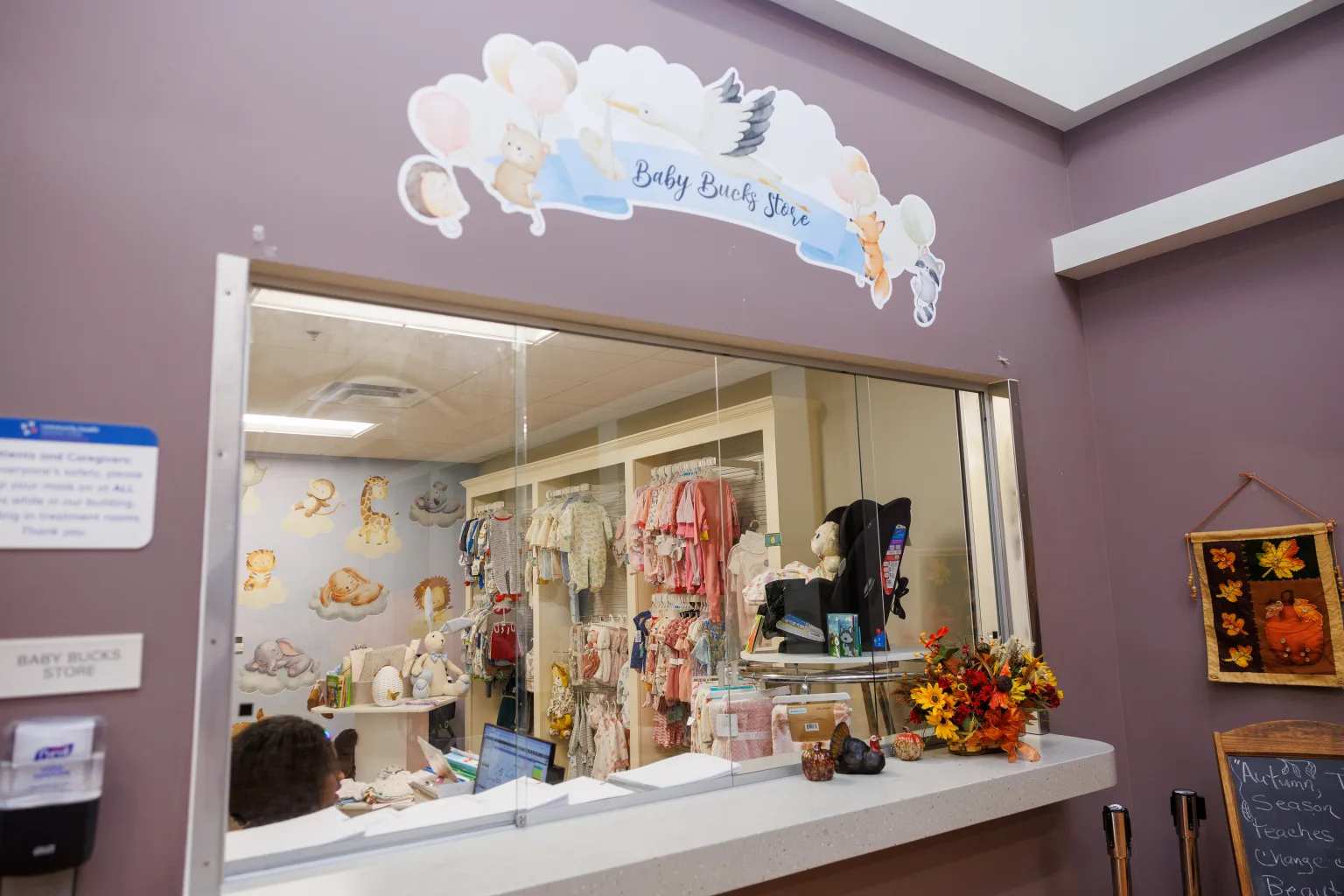 The Baby Bucks store at the Community Health Northwest Florida Jackson Street office.