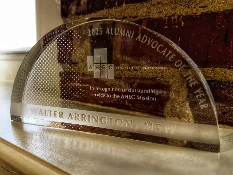 The 2025 AHEC Alumni Advocate of the Year Award.