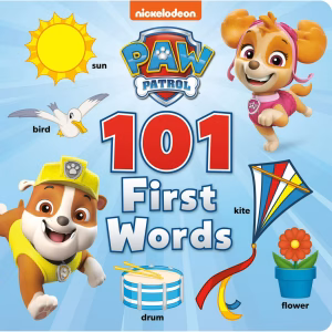 Paw Patrol 101 First Words book.