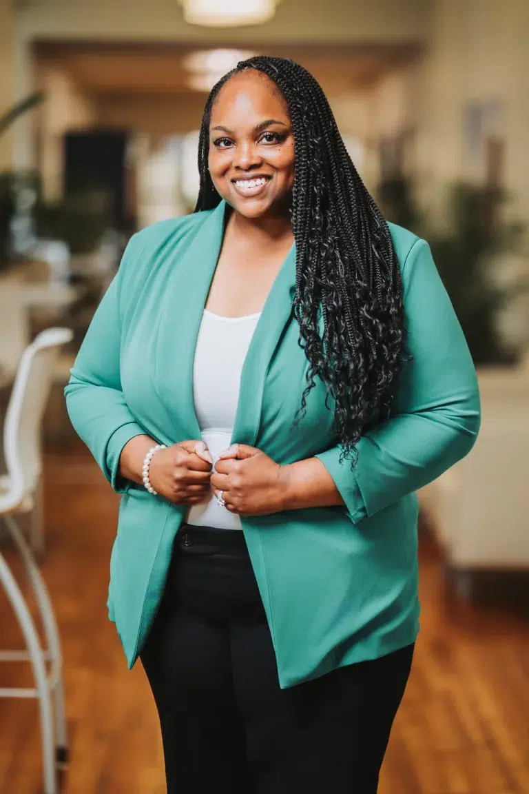A professionally shot portrait of Community Health Northwest Florida Foundation board member Angel Bradley.