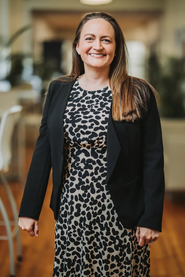 A professionally shot portrait of Sarah Gatewood of the Community Health Northwest Florida Foundation board.