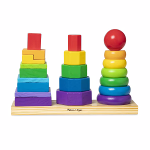 Melissa and Doug Geometric stacker.