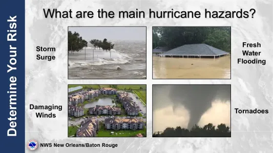 Hurricane tips from the National Weather Center.