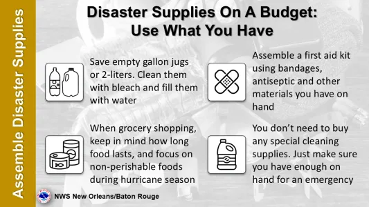 Hurricane tips from the National Weather Center.