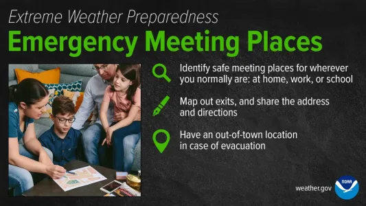 Hurricane tips from the National Weather Center.